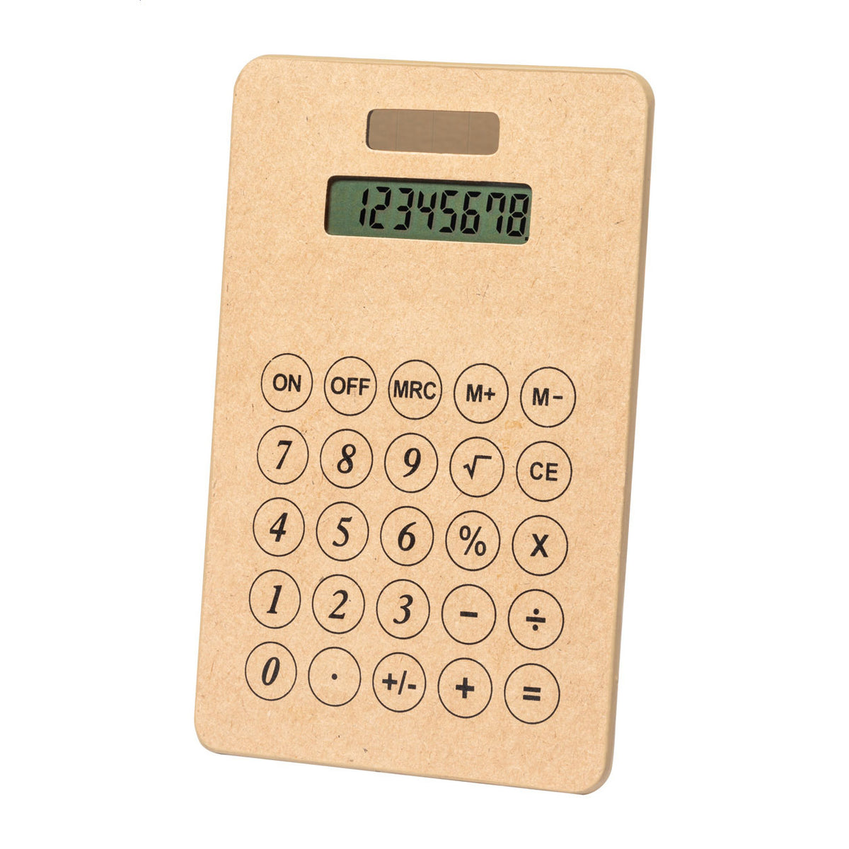 PapCalc újrahasznosított papír számológép natúr – Dekormunka