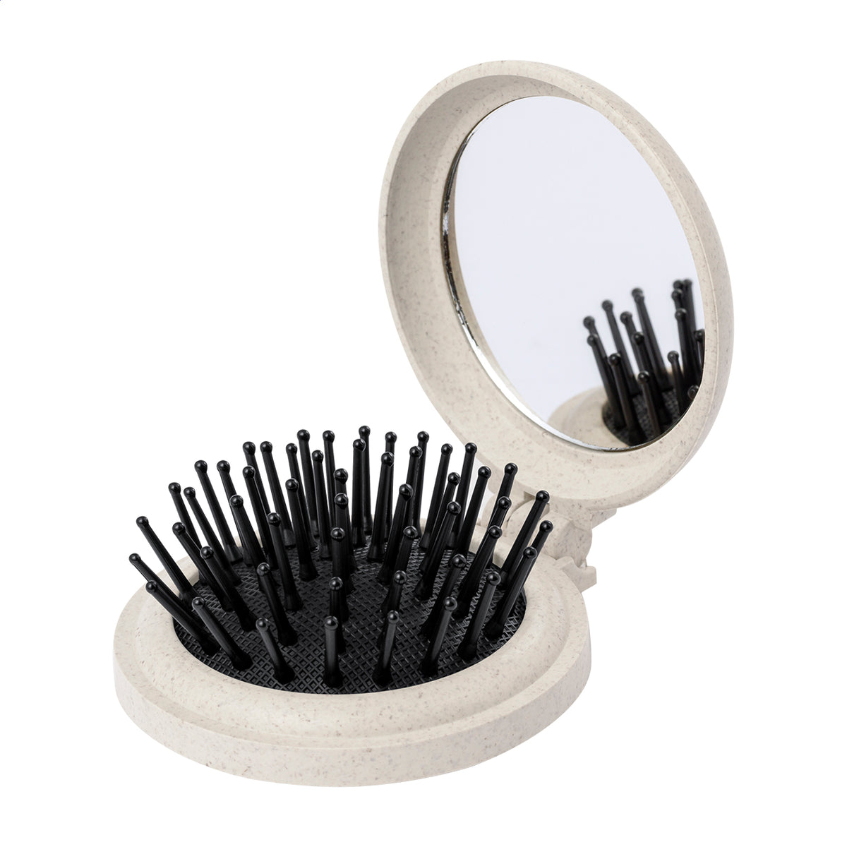 Webrush búzaszalma műanyag tükrös hajkefe natúr – Dekormunka