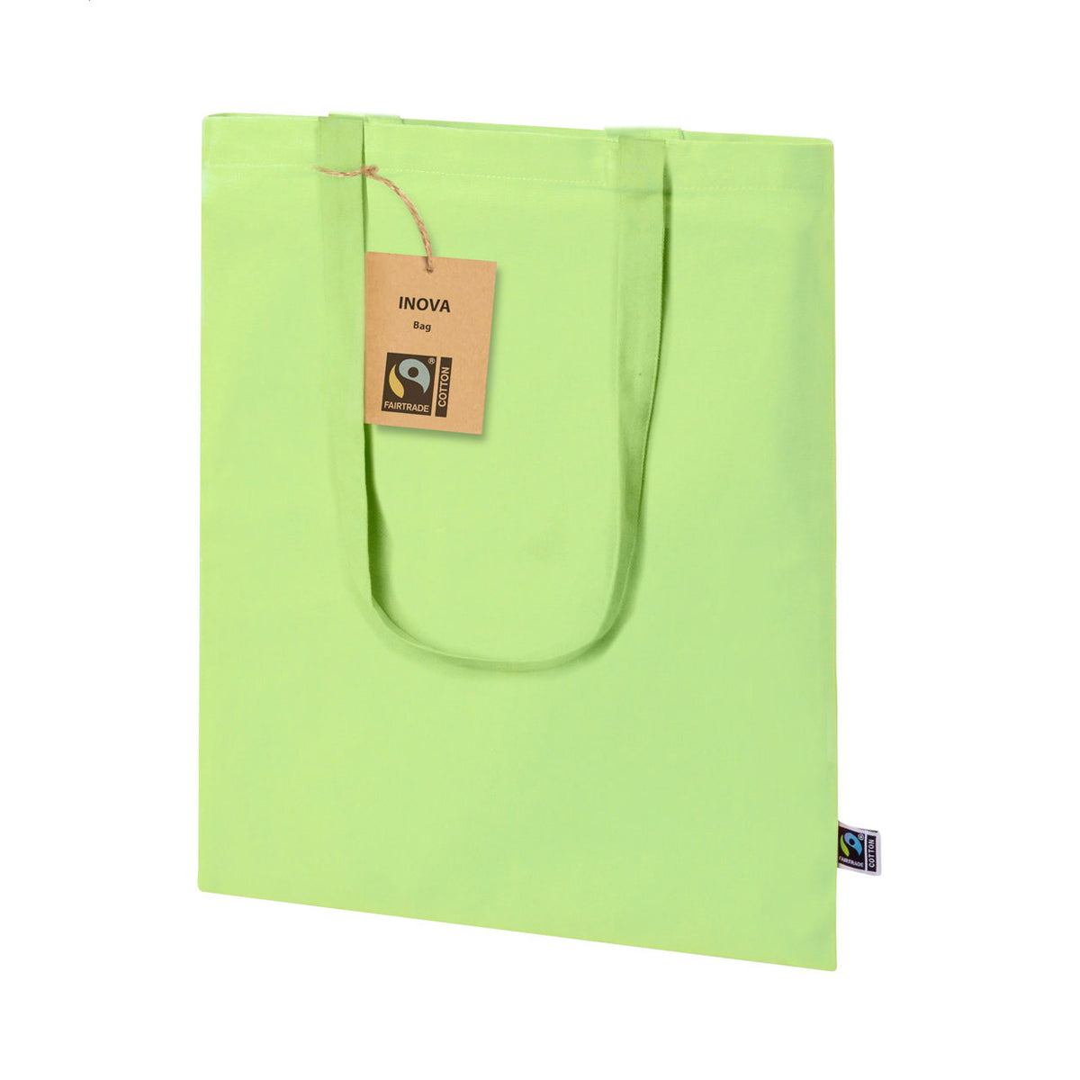 Trap Fairtrade bevásárlótáska lime zöld – Dekormunka – további kép 3