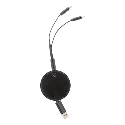 Ralospic újrahasznosított alumínium USB töltőkábel fekete – Dekormunka – további kép 4