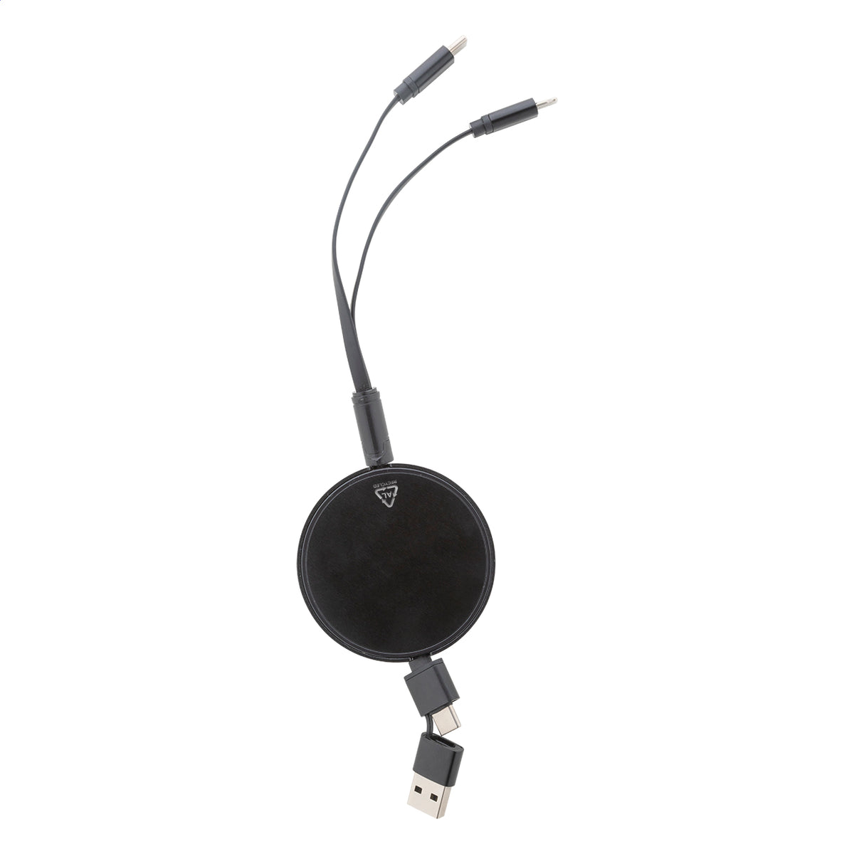Ralospic újrahasznosított alumínium USB töltőkábel fekete – Dekormunka – további kép 5