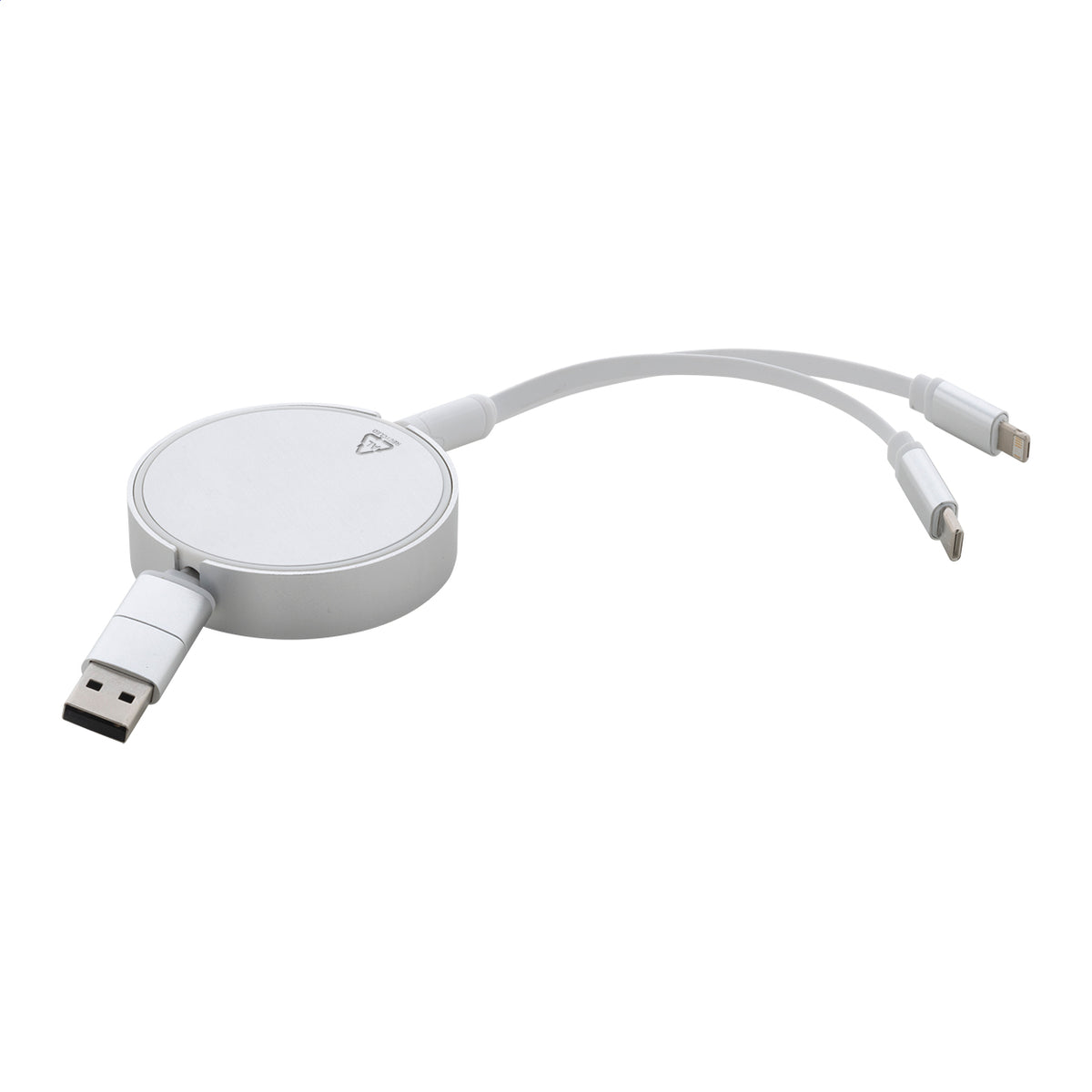 Ralospic újrahasznosított alumínium USB töltőkábel ezüst – Dekormunka – további kép 2