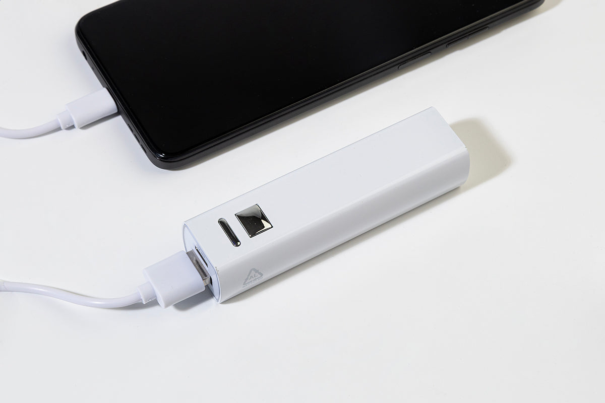 RaluBase újrahasznosított alumínium power bank fehér – Dekormunka – további kép 2