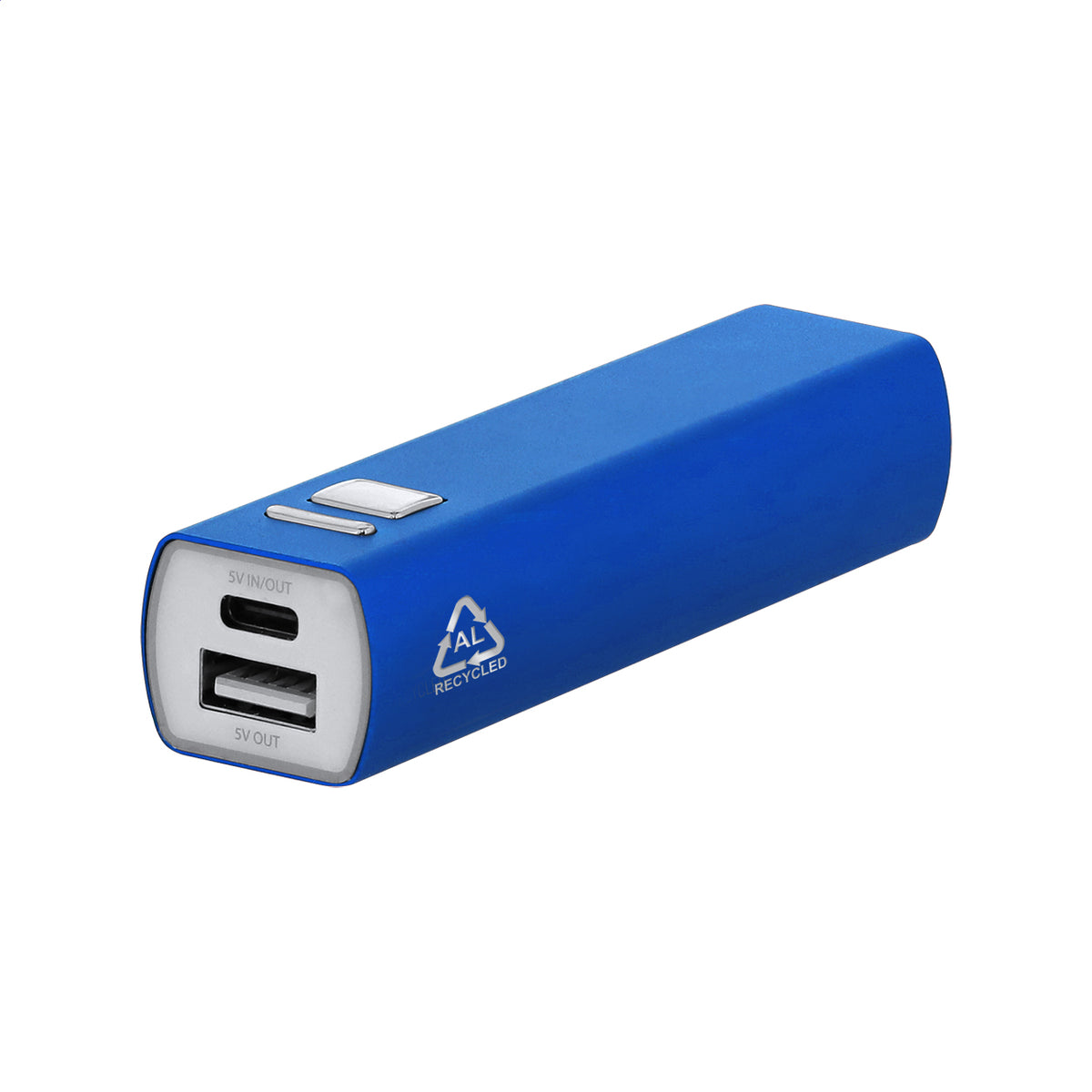 RaluBase újrahasznosított alumínium power bank kék – Dekormunka
