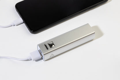 RaluBase újrahasznosított alumínium power bank ezüst – Dekormunka – további kép 2