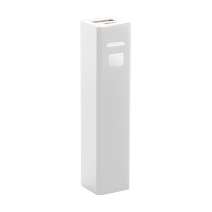 Balzur alumínium USB power bank fehér – Dekormunka
