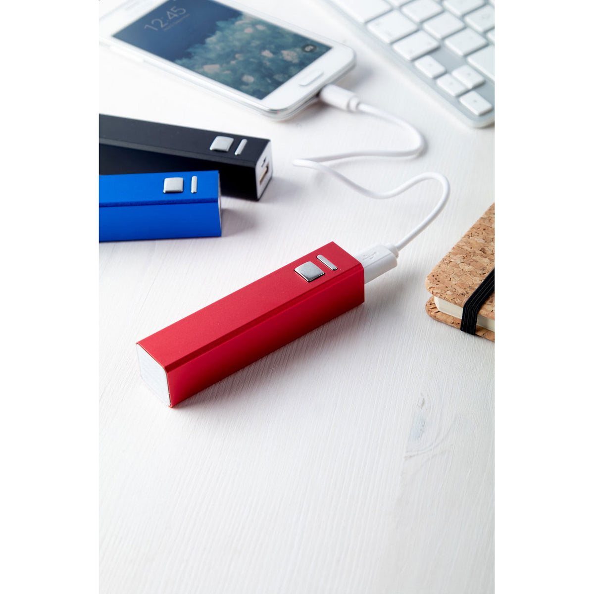 Balzur alumínium USB power bank piros – Dekormunka – további kép 3