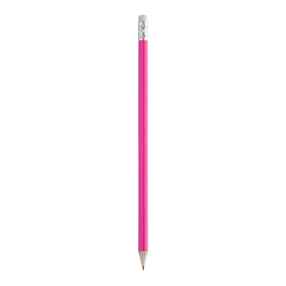 Woncil fa HB grafitceruza radírral, egyedi logózáshoz - pink