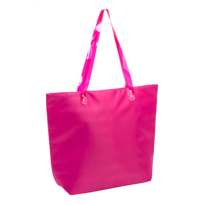 Nadra 210D poliészter strandtáska pink – Dekormunka