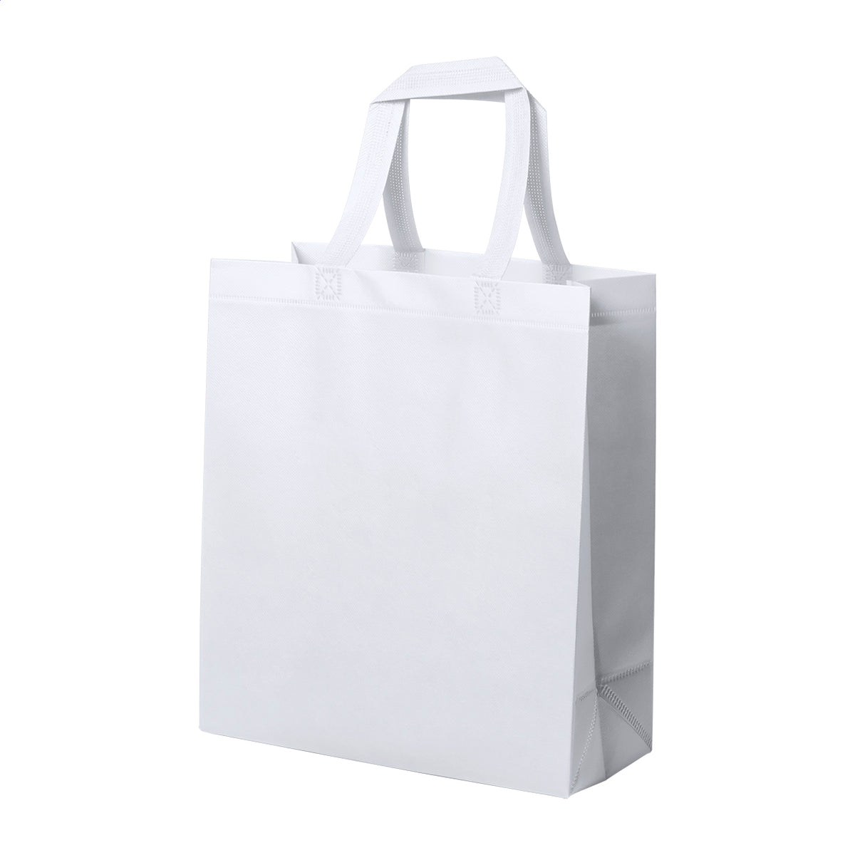 Duttak laminált non-woven bevásárlótáska fehér – Dekormunka