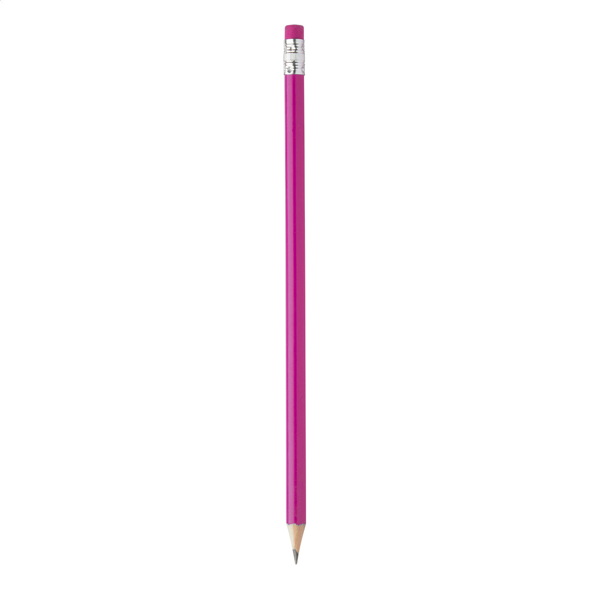 Concil fa HB grafitceruza színazonos radírral, egyedi logózáshoz - pink