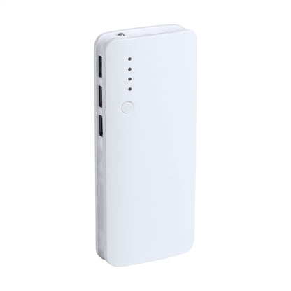 Tenak műanyag power bank fehér – Dekormunka
