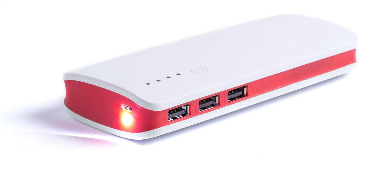 Tenak műanyag power bank piros – Dekormunka – további kép 2