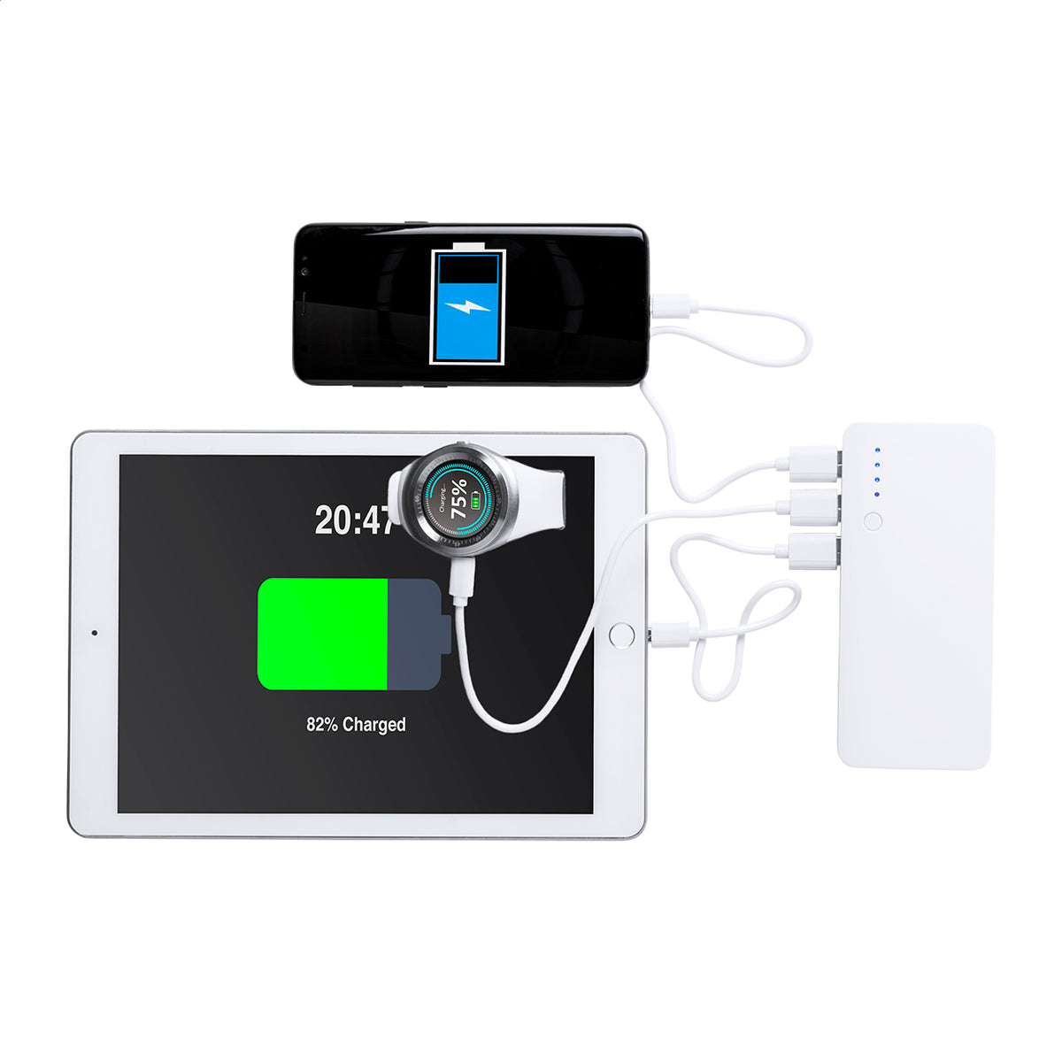 Tenak műanyag power bank kék – Dekormunka – további kép 2