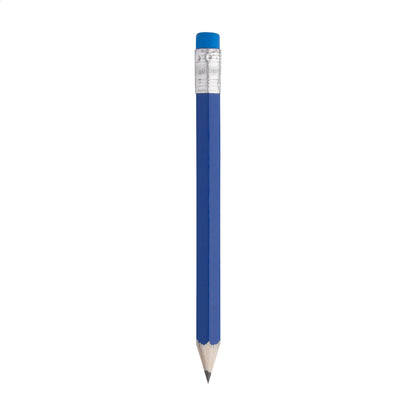 Komin mini fa HB grafitceruza radírral, egyedi logózáshoz - kék