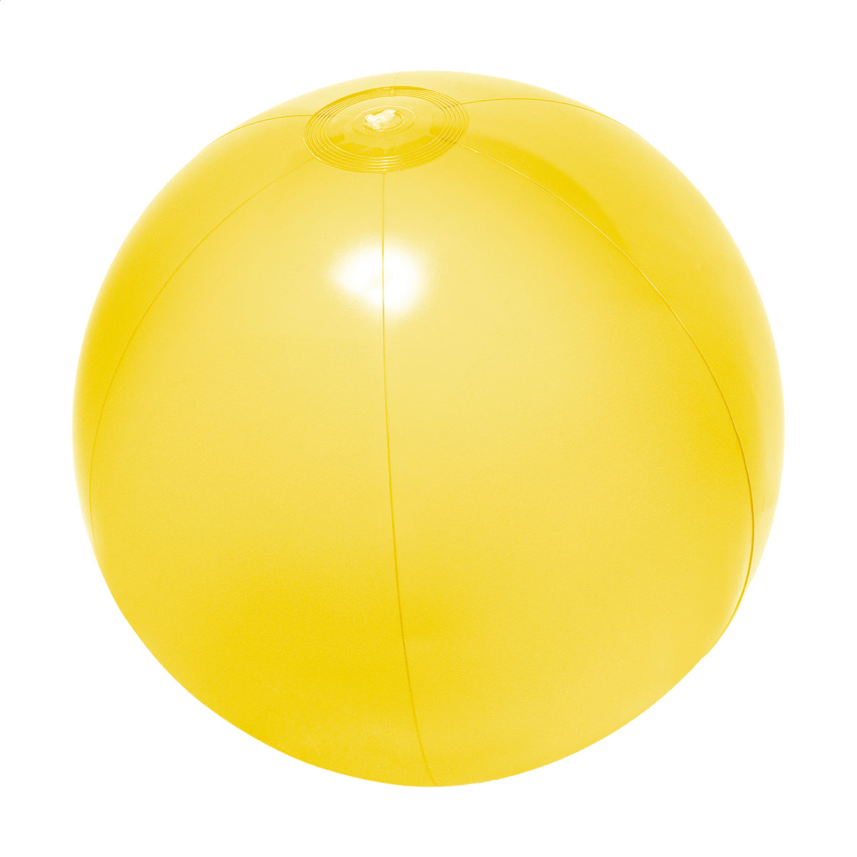 Patong pVC RPVC strandlabda (ø40 cm) sárga – Dekormunka
