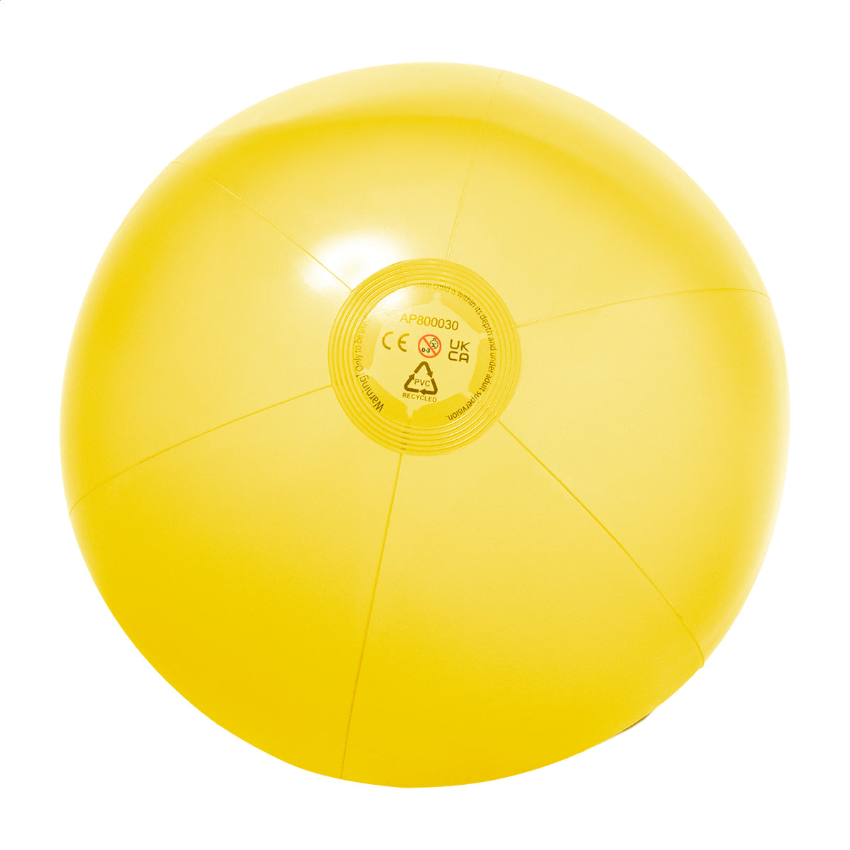 Patong pVC RPVC strandlabda (ø40 cm) sárga – Dekormunka – további kép 2
