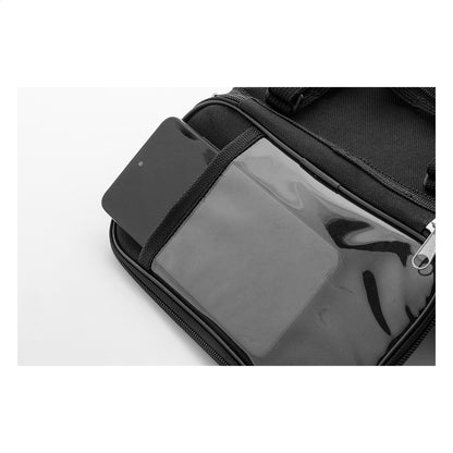 Velofon Plus 600D RPET kerékpáros mobiltartó táska fekete – Dekormunka – további kép 7