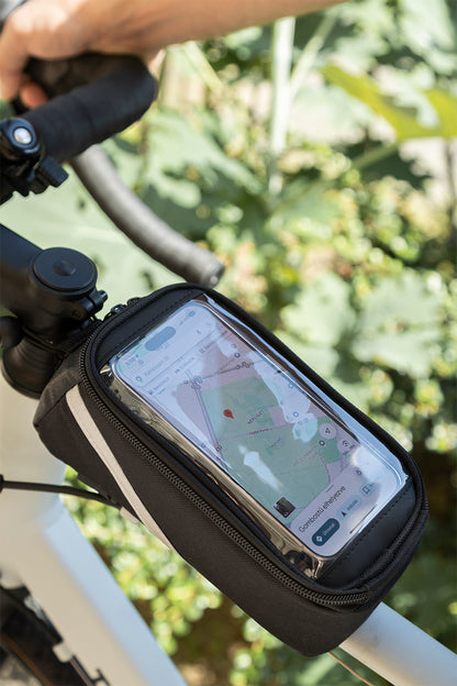 Velofon 600D RPET kerékpáros mobiltartó táska fekete – Dekormunka – további kép 7