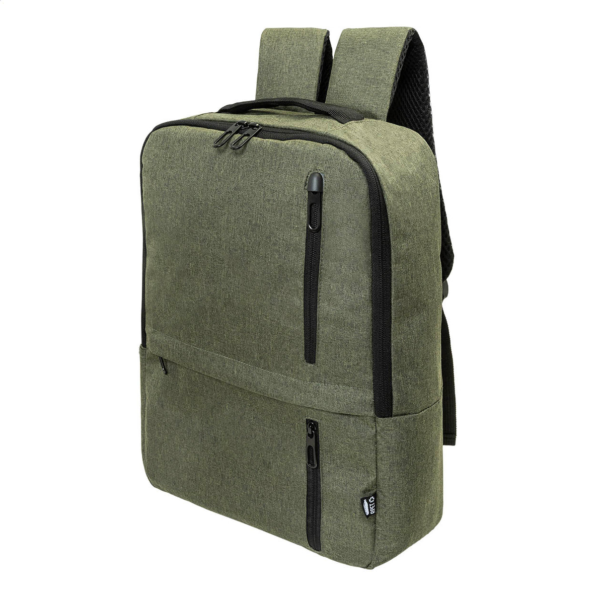 Lauder 600D RPET hátizsák zöld – Dekormunka