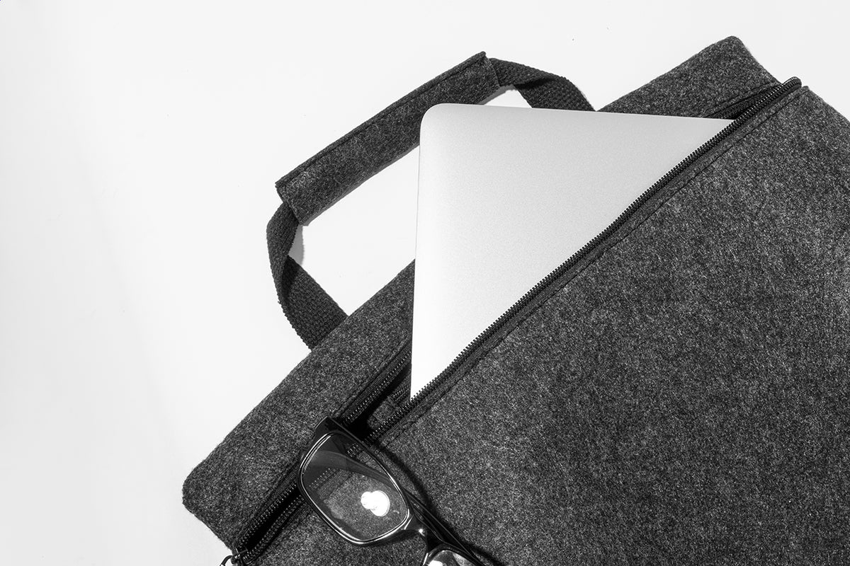 Refelt Laptop RPET filc egyedi laptoptáska sötétszürke – Dekormunka – további kép 4