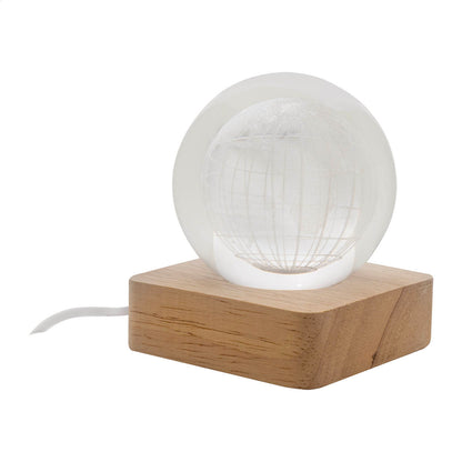 LumiGlobe fa üveg fénygömb átlátszó – Dekormunka