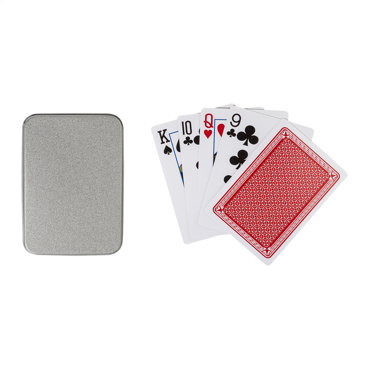 Spades újrahasznosított papír franciakártya ezüst – Dekormunka