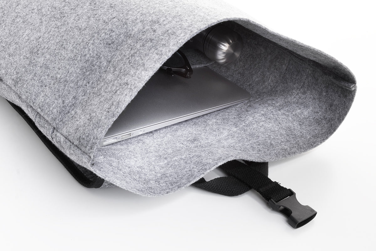 Refelt Roll RPET filc hátizsák szürke – Dekormunka – további kép 8