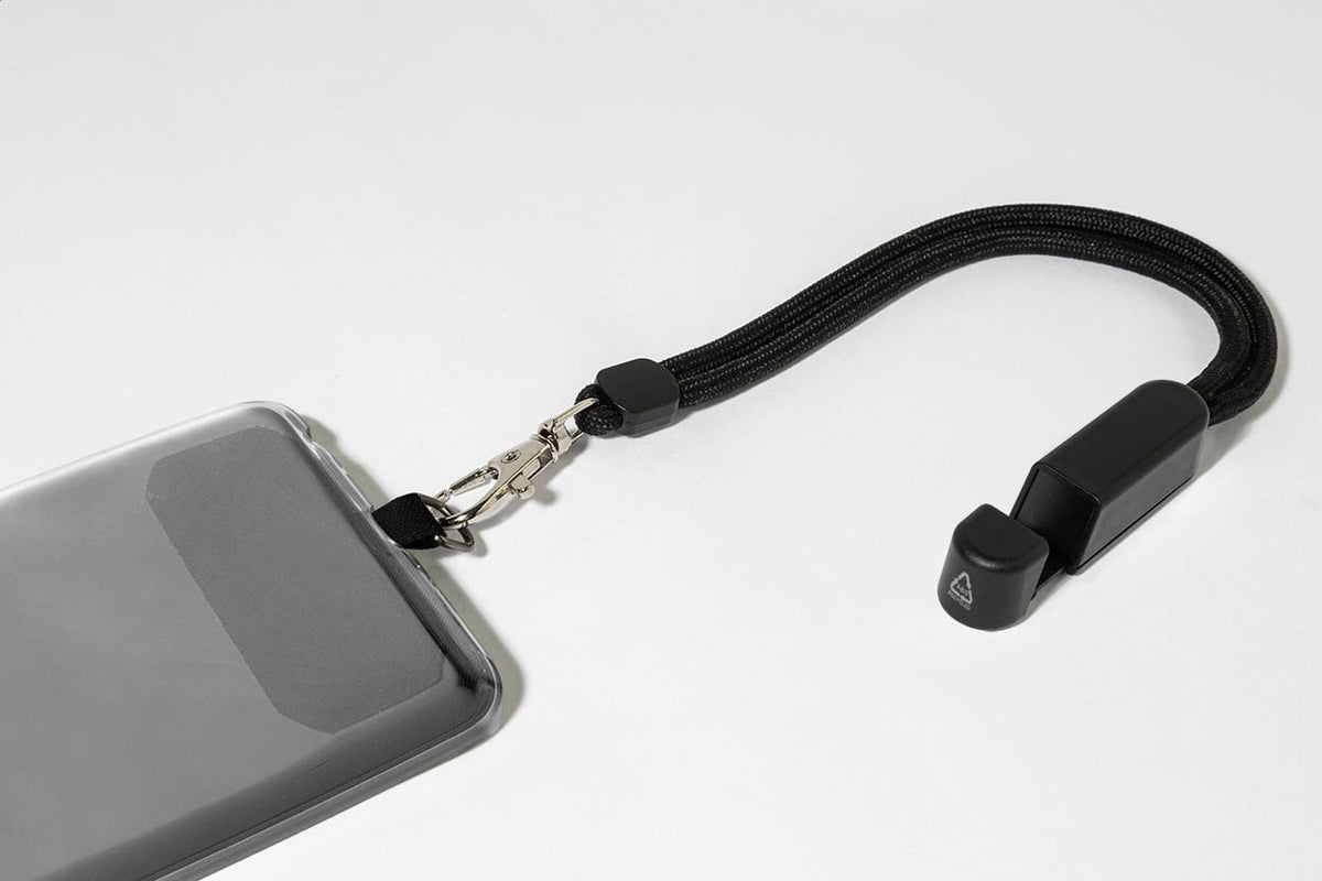CuffStand RPET mobiltartó csuklópánt fekete – Dekormunka – további kép 3
