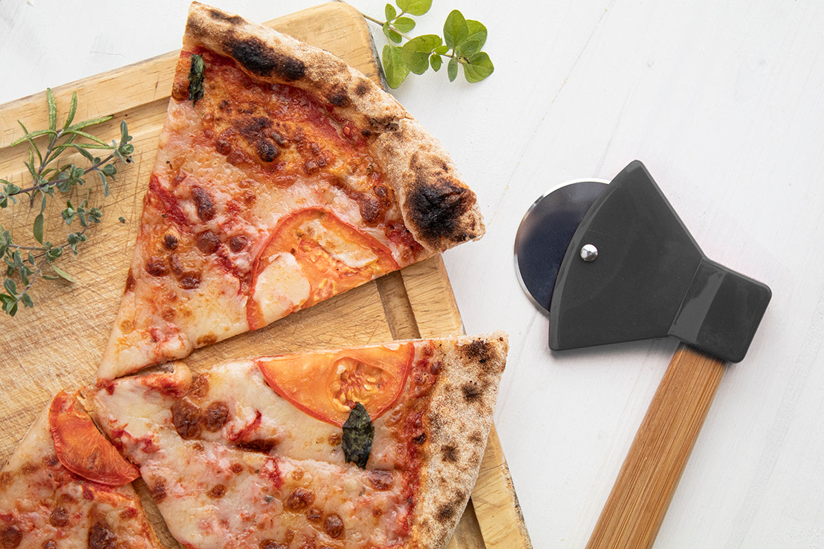 Pizzax bambusz pizzaszeletelő fekete – Dekormunka – további kép 5