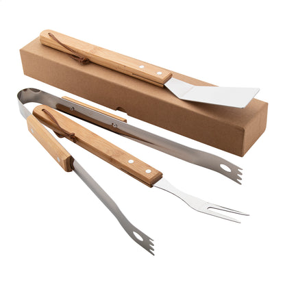 Yakiboo rozsdamentes acél BBQ szett natúr – Dekormunka