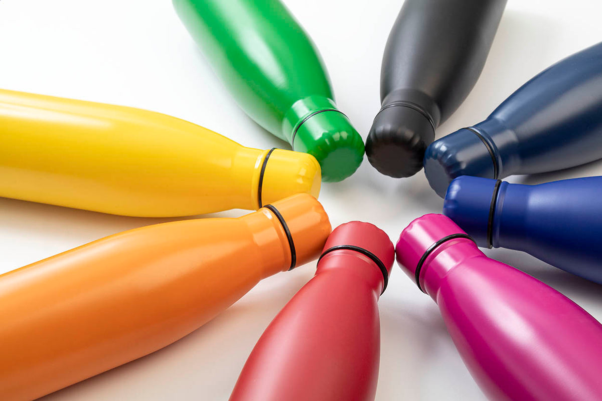 Refill újrahasznosított rozsdamentes acél kulacs sötét kék – Dekormunka – további kép 4