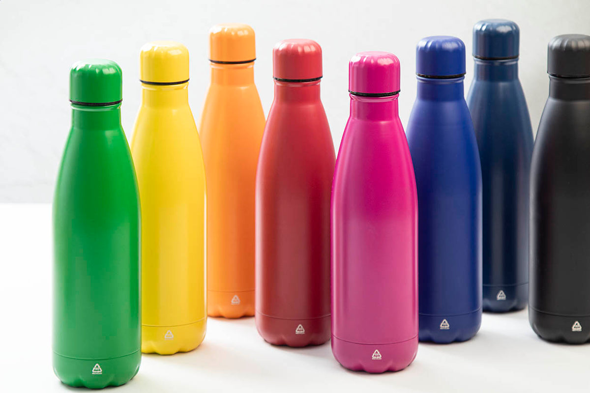 Refill újrahasznosított rozsdamentes acél kulacs kék – Dekormunka – további kép 9