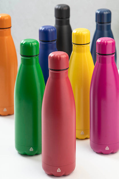 Refill újrahasznosított rozsdamentes acél kulacs pink – Dekormunka – további kép 10
