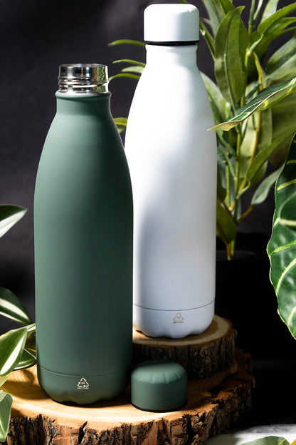 Refill Soft újrahasznosított rozsdamentes acél kulacs fehér – Dekormunka – további kép 4