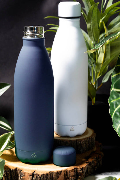 Refill Soft újrahasznosított rozsdamentes acél kulacs sötét kék – Dekormunka – további kép 4