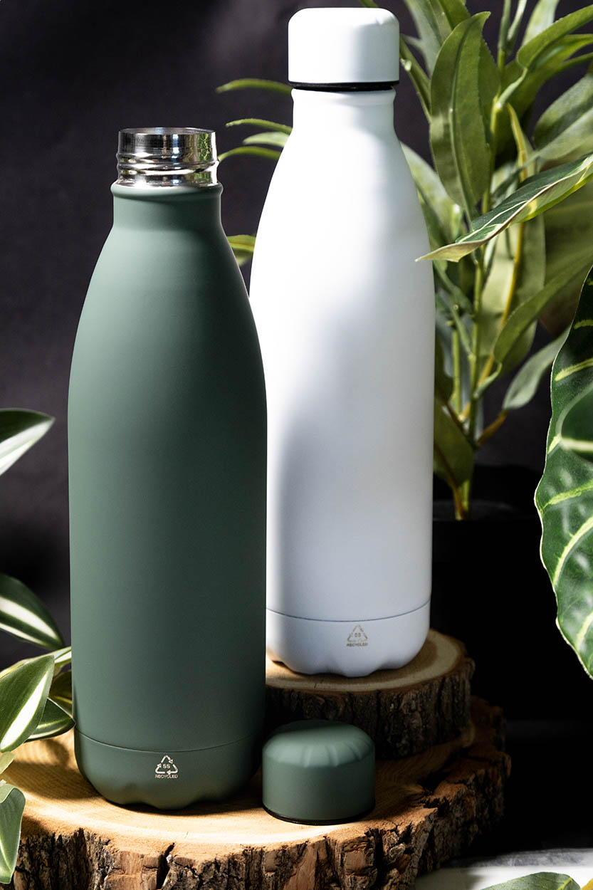 Refill Soft újrahasznosított rozsdamentes acél kulacs zöld – Dekormunka – további kép 4