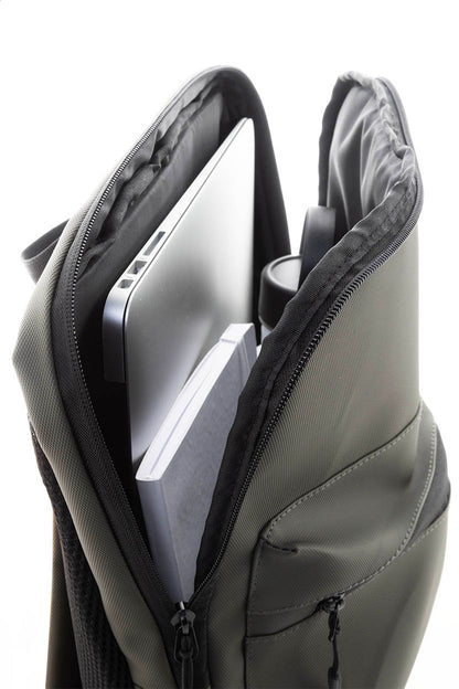 Slippu 600D RPET laptop hátizsák zöld – Dekormunka – további kép 5