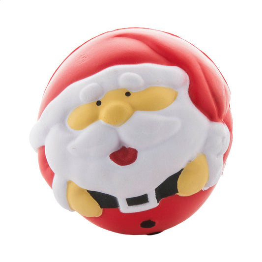 Santa Claus pU hab stresszlabda piros – Dekormunka
