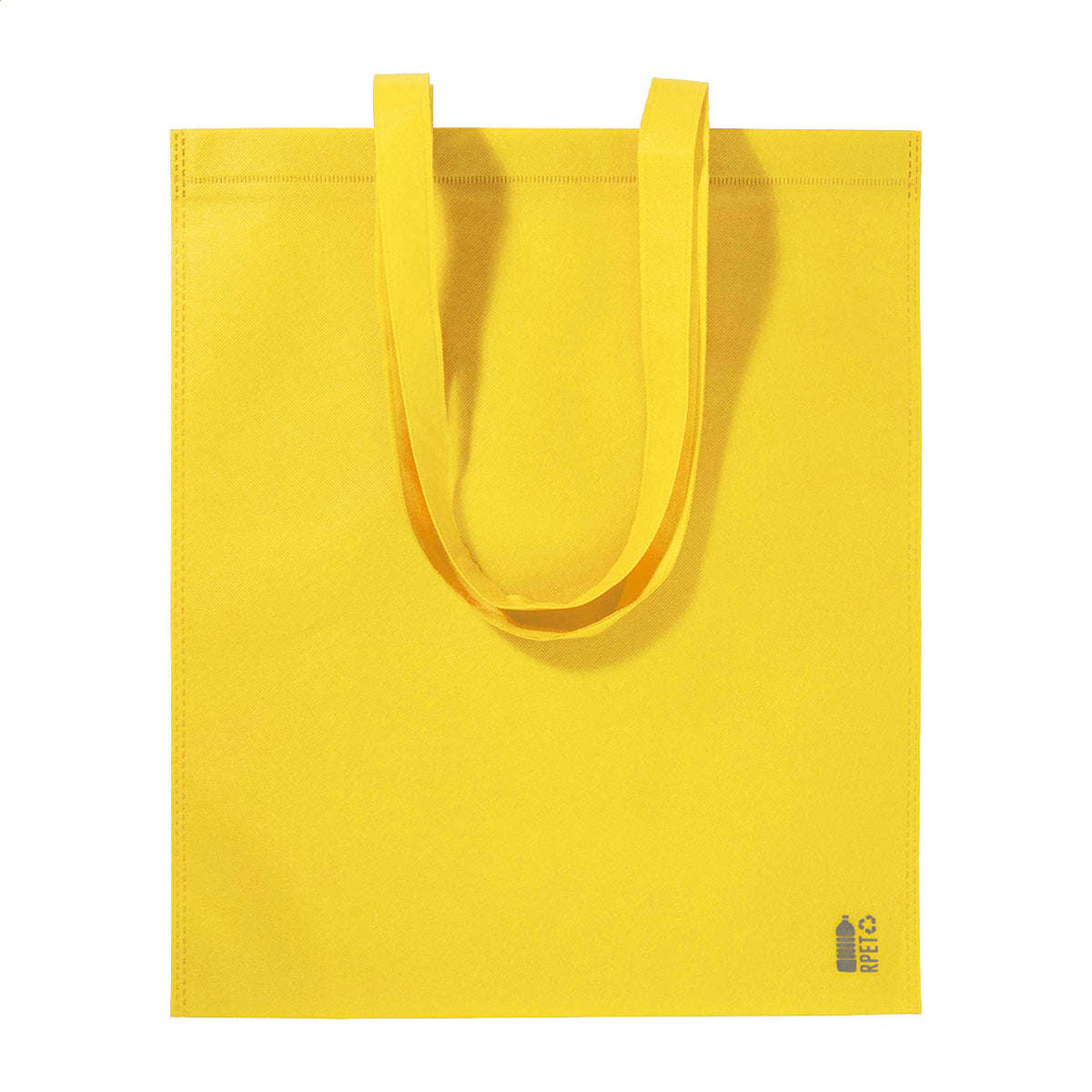 Rezzin újrahasznosított PET non-woven RPET bevásárlótáska sárga – Dekormunka