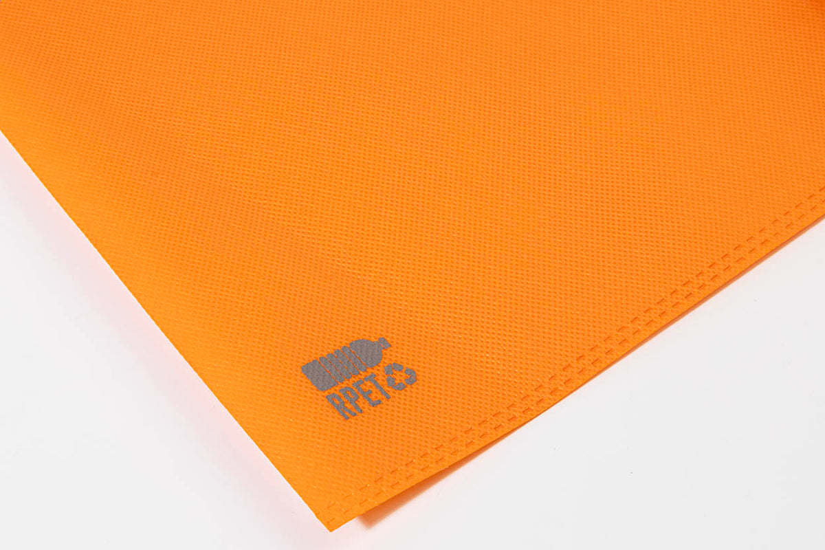 Rezzin újrahasznosított PET non-woven RPET bevásárlótáska narancssárga – Dekormunka – további kép 3