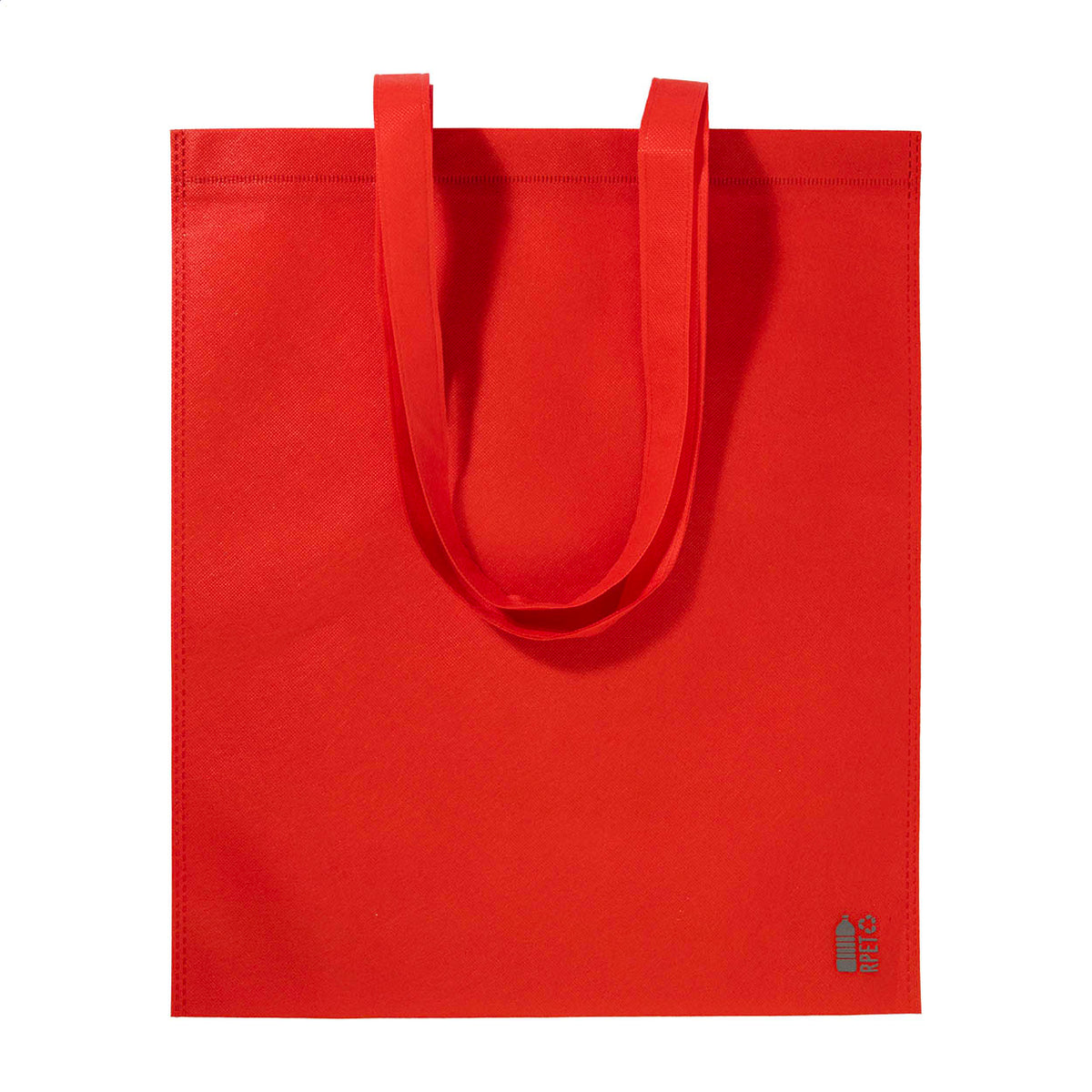 Rezzin újrahasznosított PET non-woven RPET bevásárlótáska piros – Dekormunka