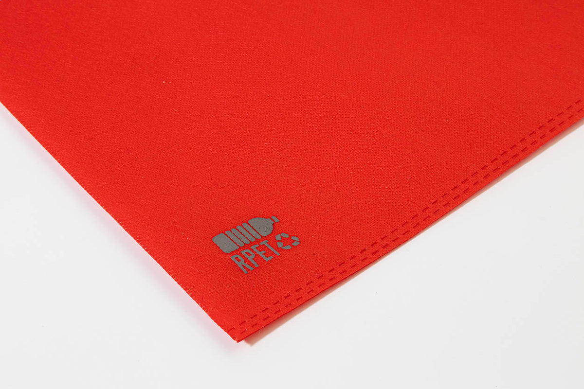 Rezzin újrahasznosított PET non-woven RPET bevásárlótáska piros – Dekormunka – további kép 3