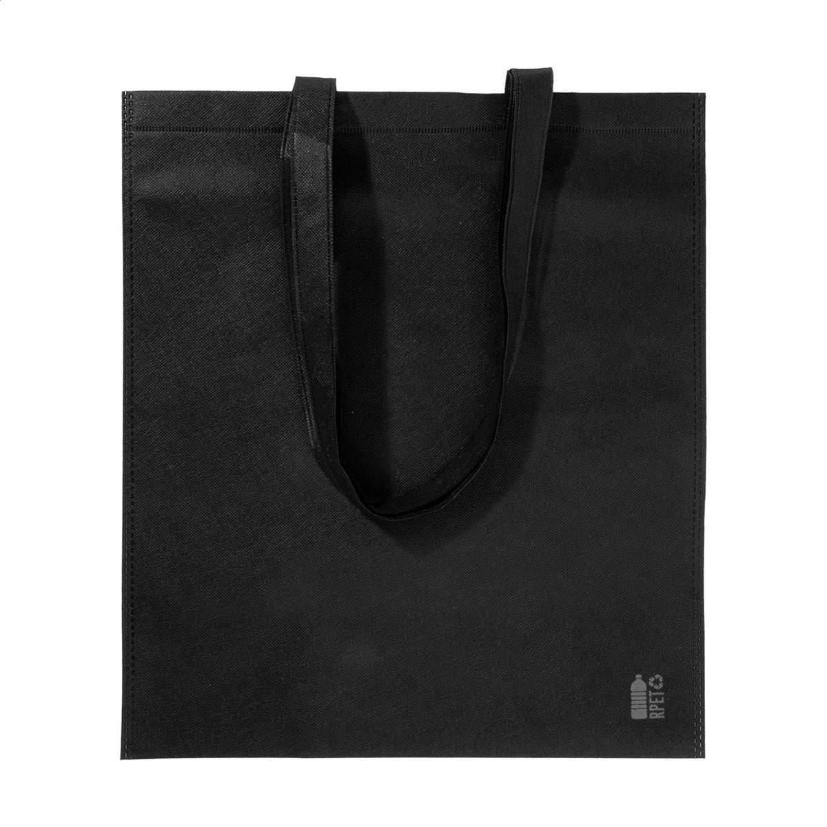 Rezzin újrahasznosított PET non-woven RPET bevásárlótáska fekete – Dekormunka