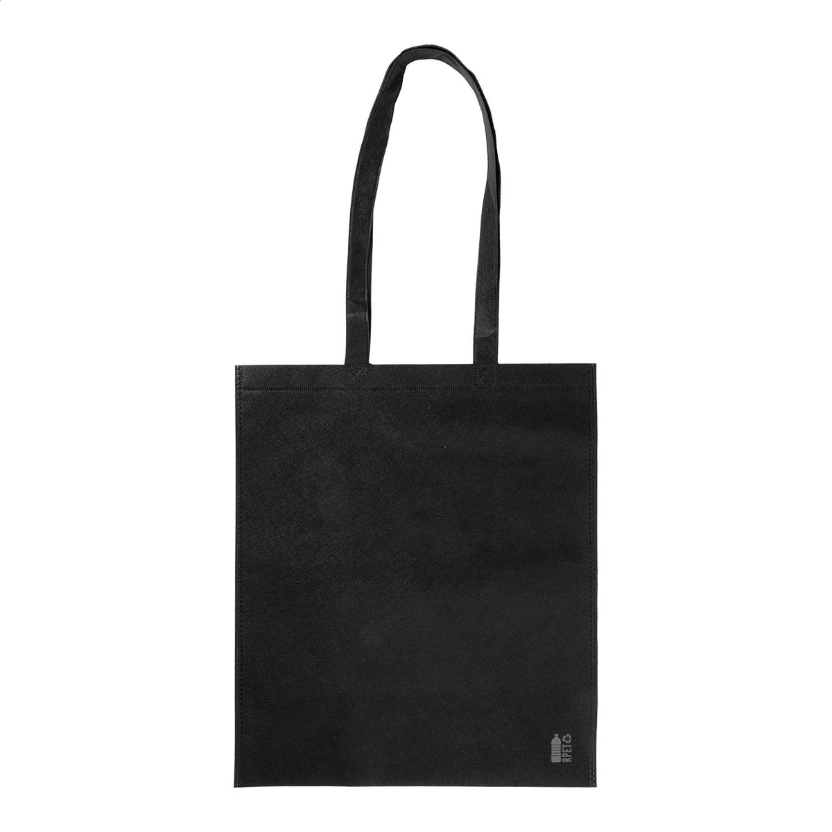 Rezzin újrahasznosított PET non-woven RPET bevásárlótáska fekete – Dekormunka – további kép 2