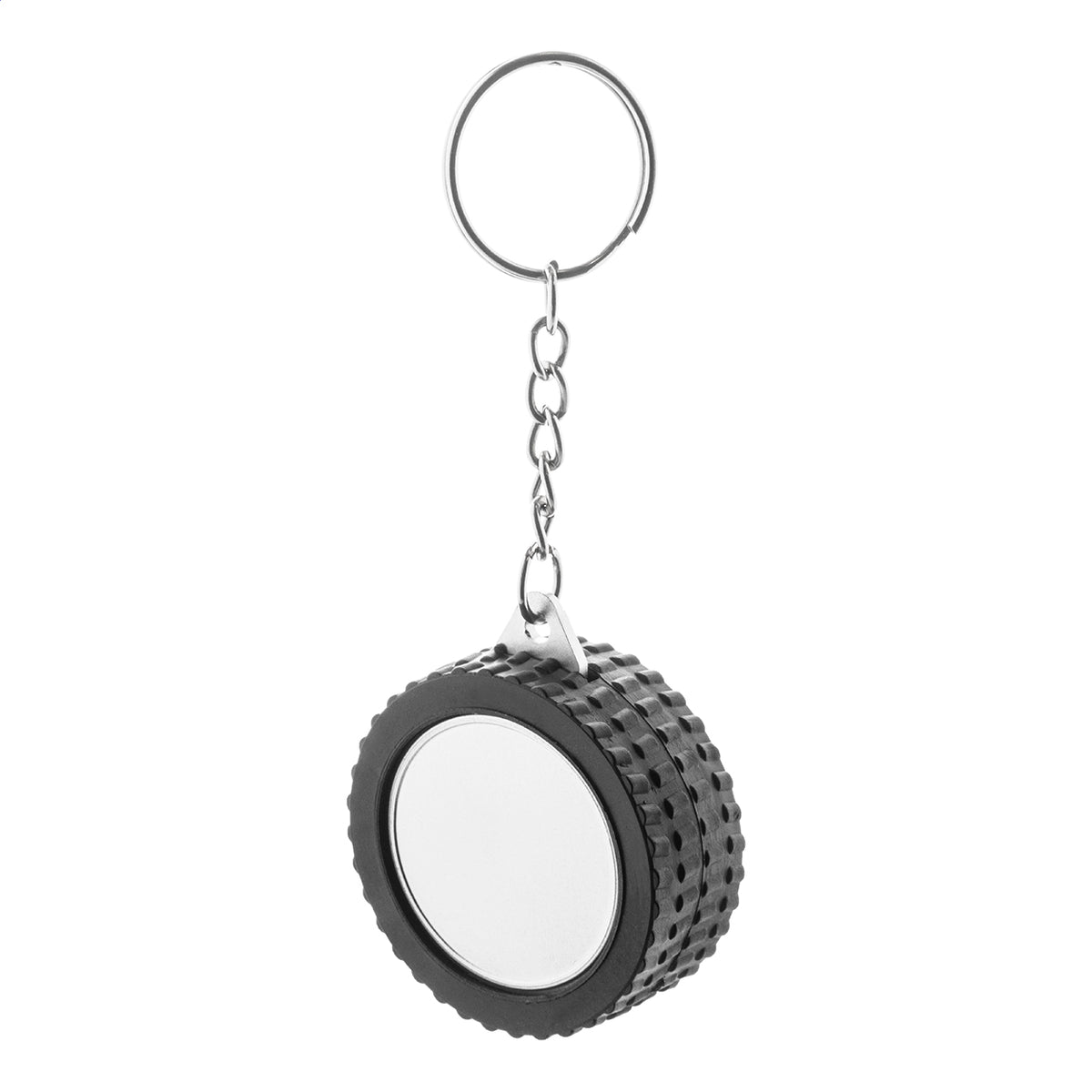 Wheel műanyag kulcstartó mérőszalaggal fekete – Dekormunka – további kép 5