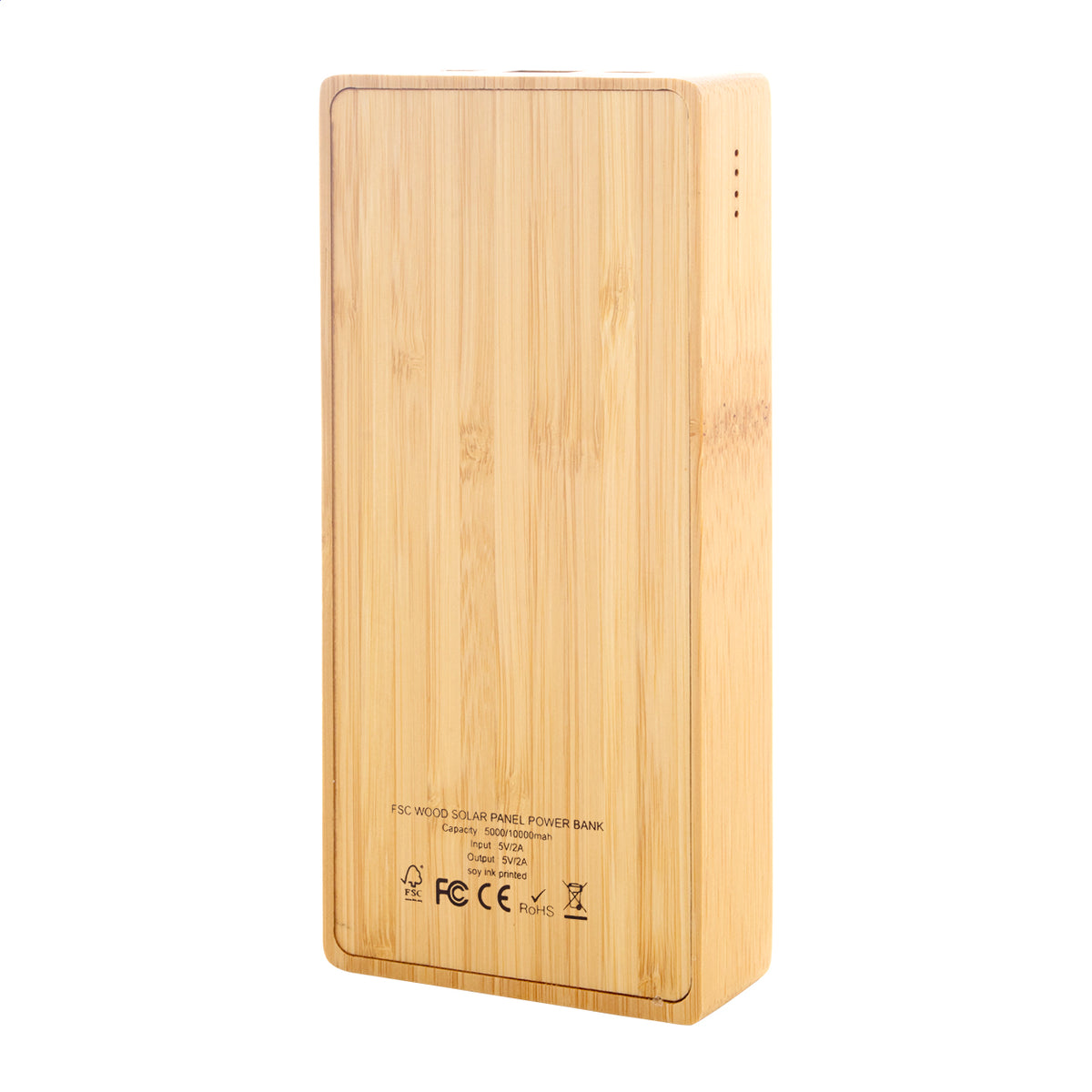 Sunster bambusz USB power bank natúr – Dekormunka – további kép 2