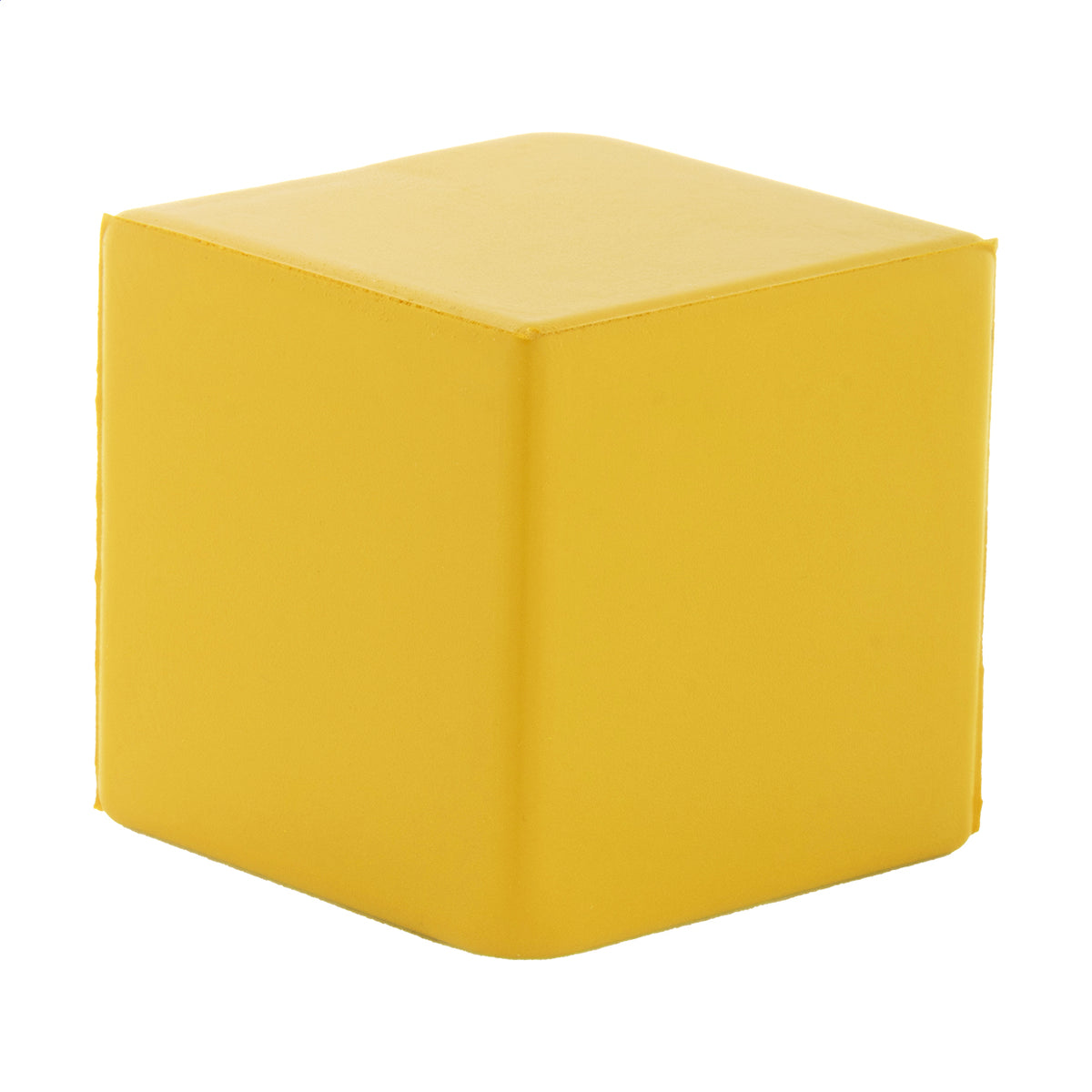 Cubix pU hab stresszlabda sárga – Dekormunka