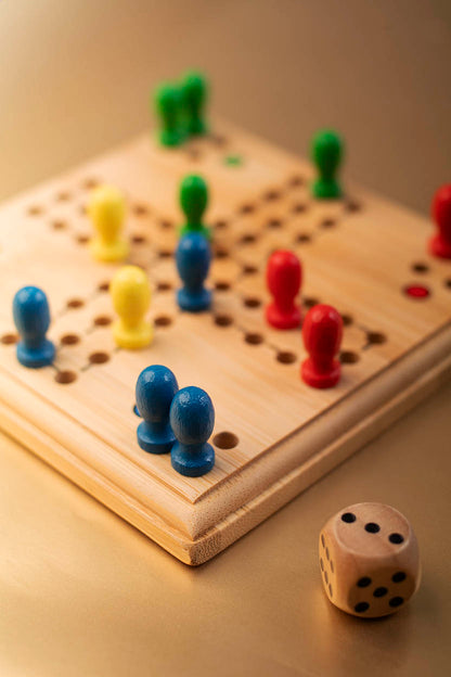 Arcus bambusz ludo játék natúr – Dekormunka – további kép 8