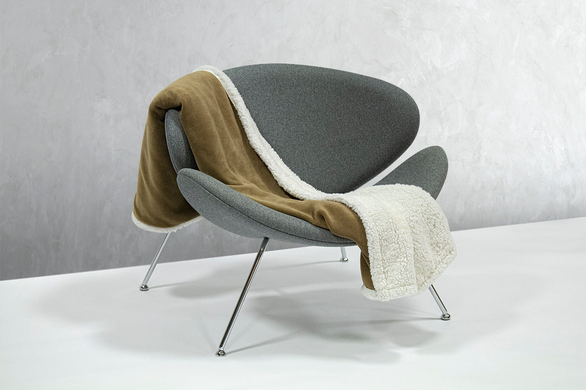 Sammia polár korallgyapjú takaró barna – Dekormunka – további kép 2